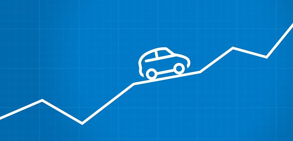 image of car rates going up